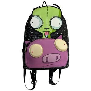 Loungefly Nickelodeon Invader Zim GIR & Pig Space Constellation Mini Backpack